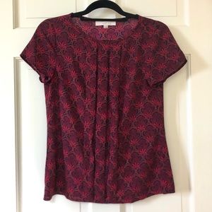 LOFT Short Sleeve Blouse